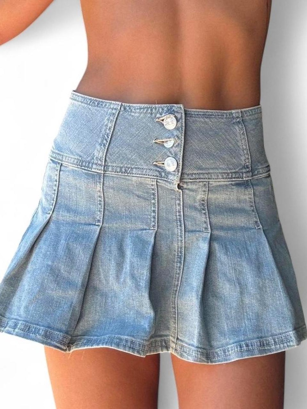 Y2K Denim Micro Mini Skirt Y2K by BDG Urban Outfitters